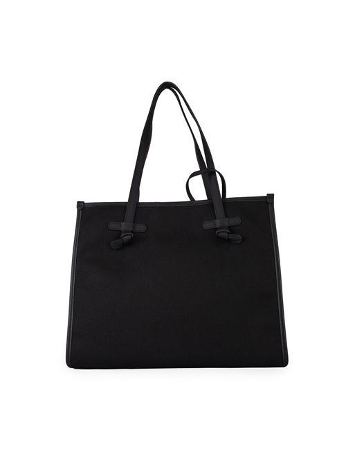 Borsa Shopping Marcella in canvas Nero GIANNI CHIARINI | BS 6850 COMMNERO-CORDA